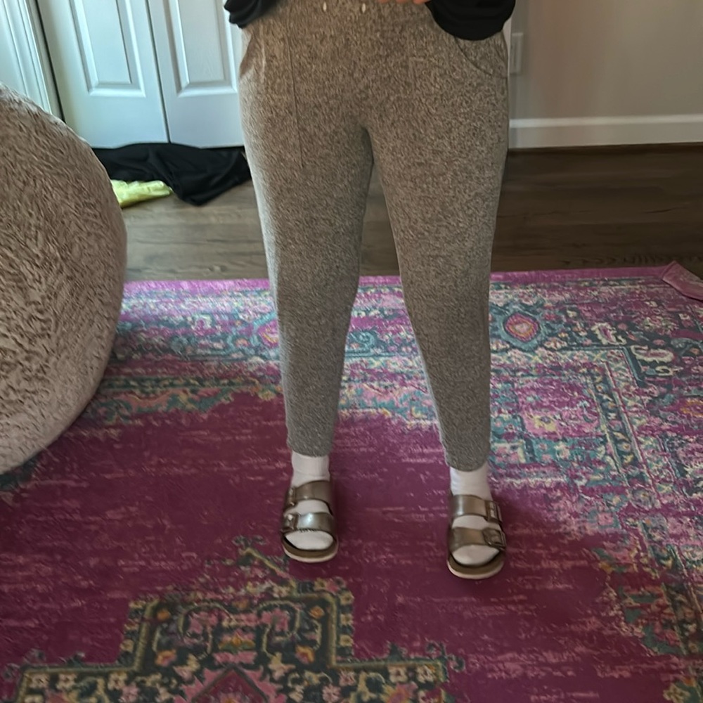 Gray joggers